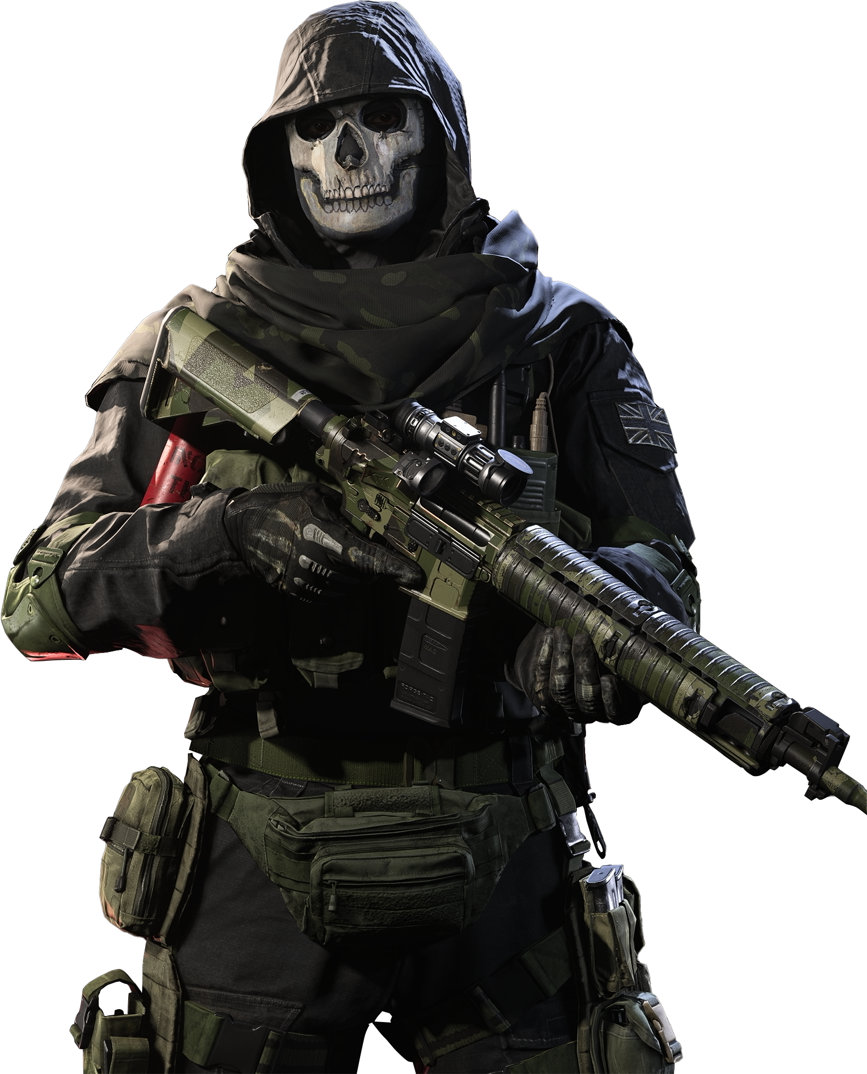 ghost from call of duty looking v hot